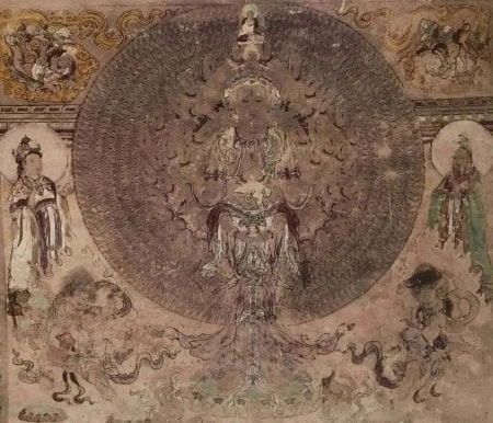 Murals of avalokitesvara